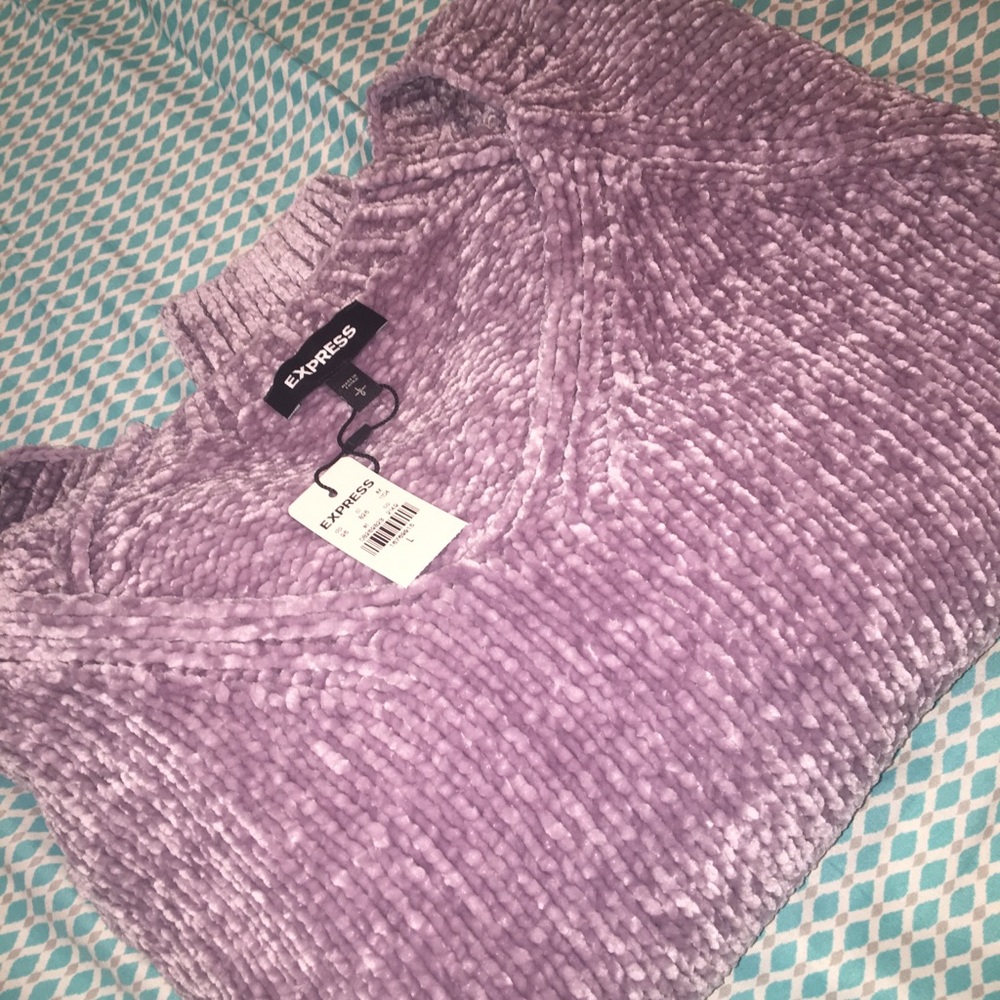 Chenille V-Neck Sweater